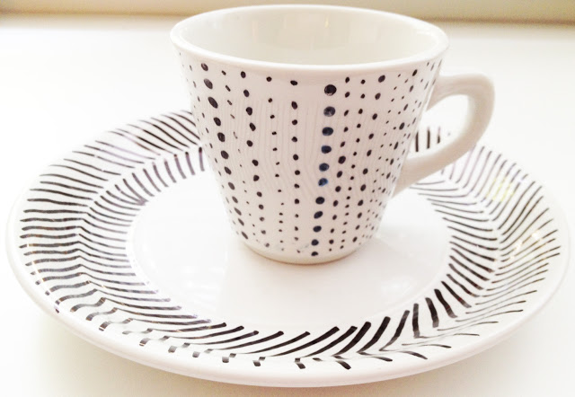 Sharpie Decorated Dishes