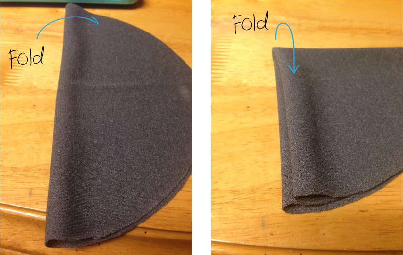 Demonstrating the fold of circle
