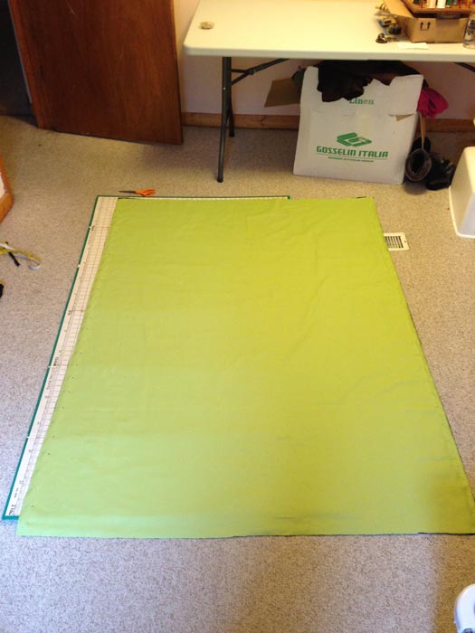 sewing panels together