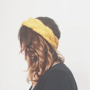 Cypress Headband in mustard