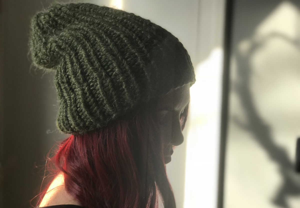 Chunky Ribbed Knit Hat Free Pattern Charity Resources